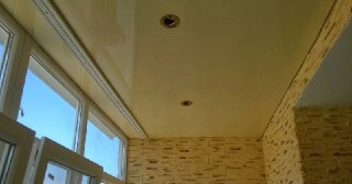 Натяжной потолок на балкон Барабинск, цена 6116 руб.
